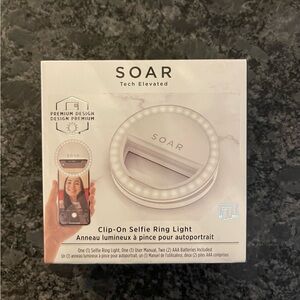 Clip-On Selfie Ring Light - White